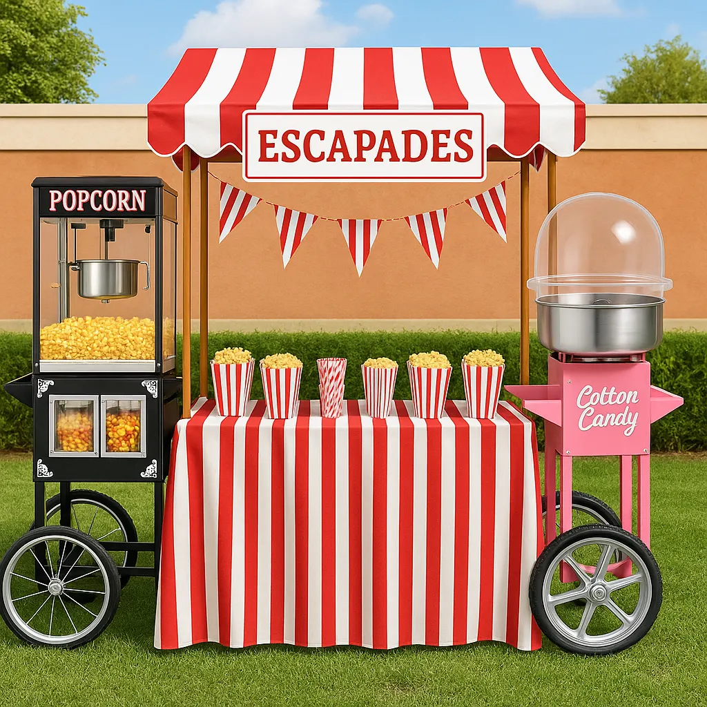 Concession & Snack Machines Concession & Snack Machines party rentals in Binghamton, NY from Escapades Party Co.
